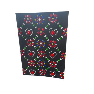 Bedrukte kaart A5 dubbelgevouwen nr. 4 + envelop