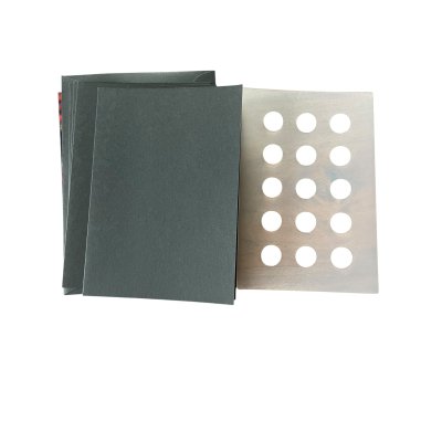 Set van 4 A5 kaarten dubbelgevouwen + enveloppen + raster