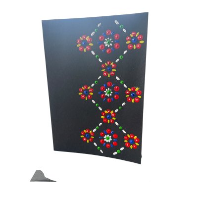 Bedrukte kaart A5 dubbelgevouwen nr. 2 + envelop