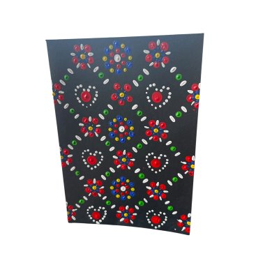 Bedrukte kaart A5 dubbelgevouwen nr. 4 + envelop