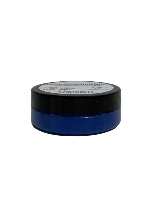 Drukverf kleur blauw 50 gram