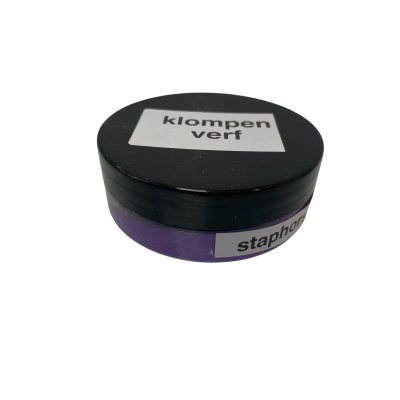 Klompenverf paars 50 gram